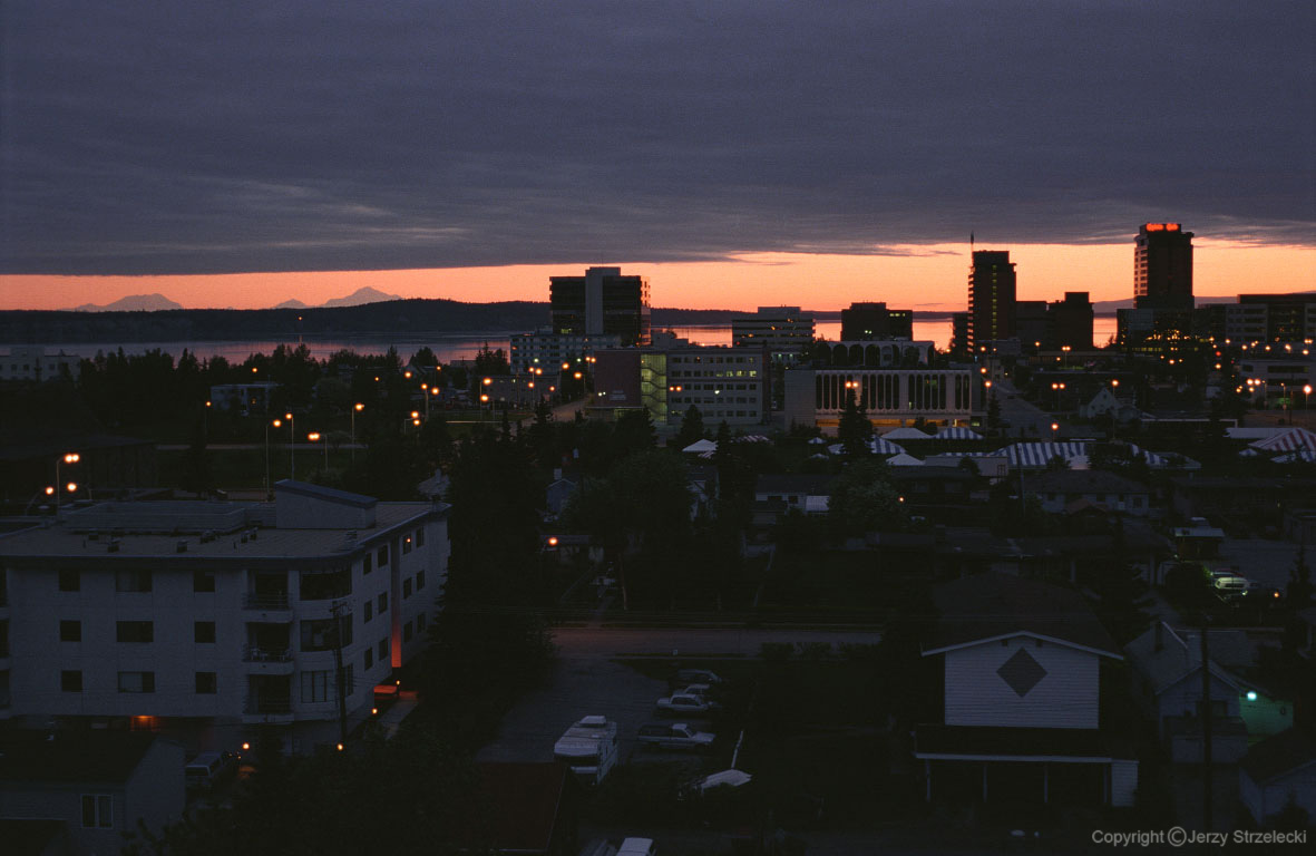 Anchorage at night