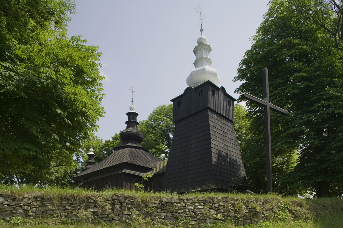 OWCZARY - cerkiew greckokatolicka Opieki Bogurodzicy , ołtarz boczny